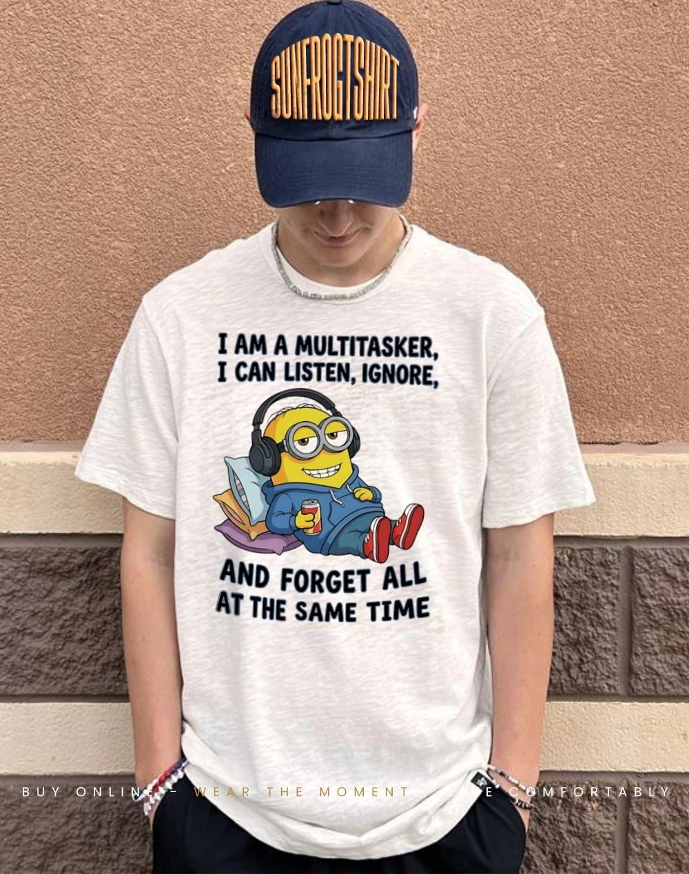 Minion I am a multitasker I can listen ignore forget all at the same time shirt