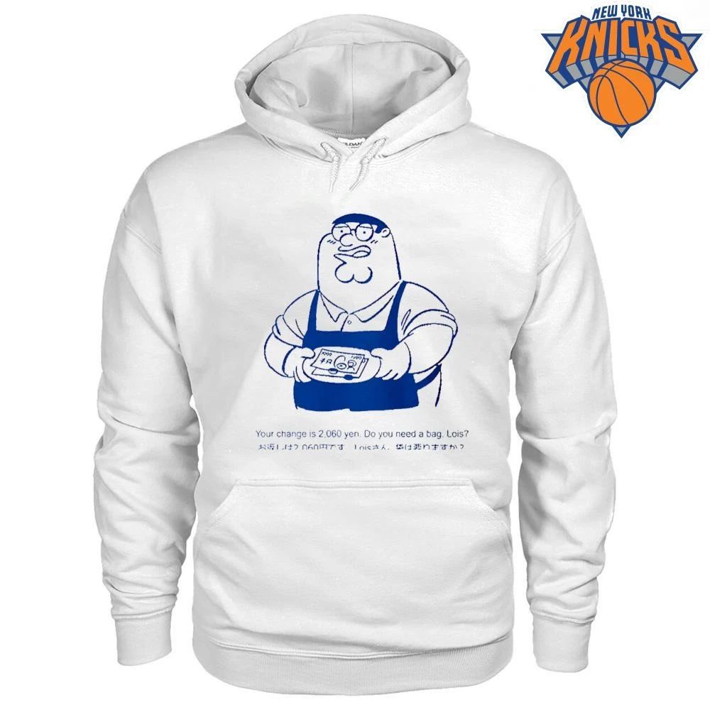 Peter Griffin Your Change Is 2060 Yen Do You Need A Bag Lois Japanese Convenience Store Meme Shirt