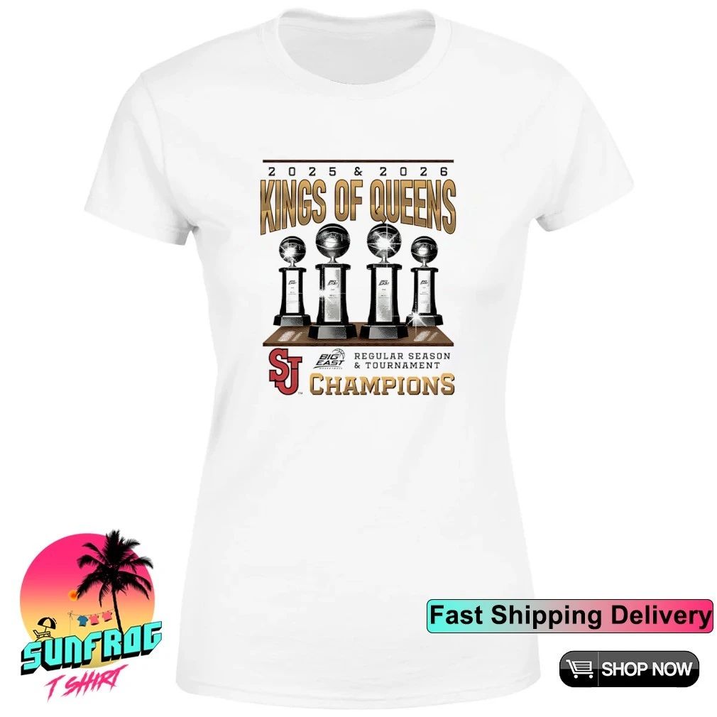 St. John’s Men’s Basketball Big East Regular Season & Tournament Champions 2026 shirt