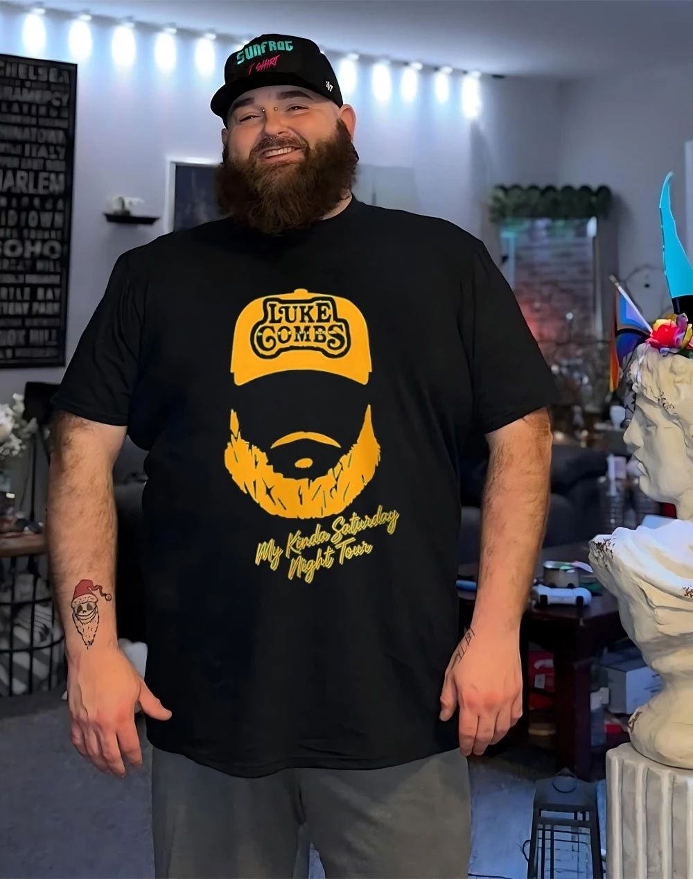 Green Bay Packers x Luke Combs My Kinda Saturday Night Tour 2026 graphic shirt