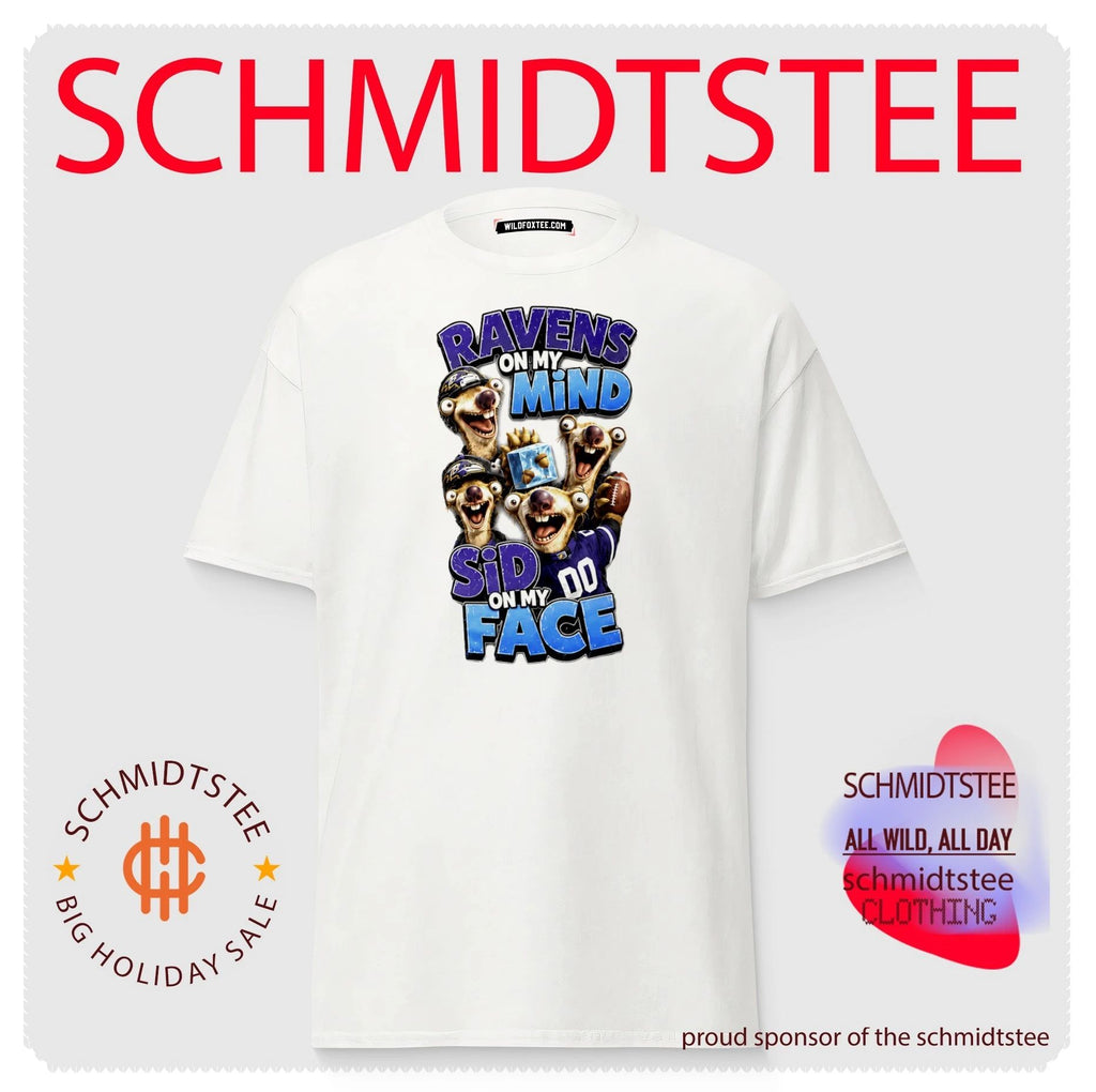 Baltimore Ravens on my Mind Sid On My Face shirt