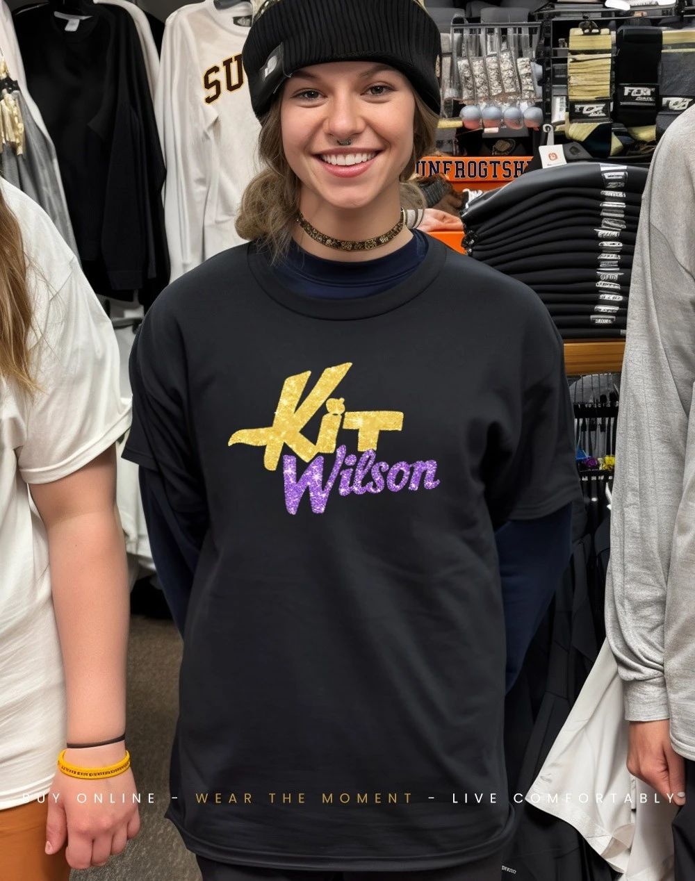 Kit Wilson Hannah Montana Themed Shirt