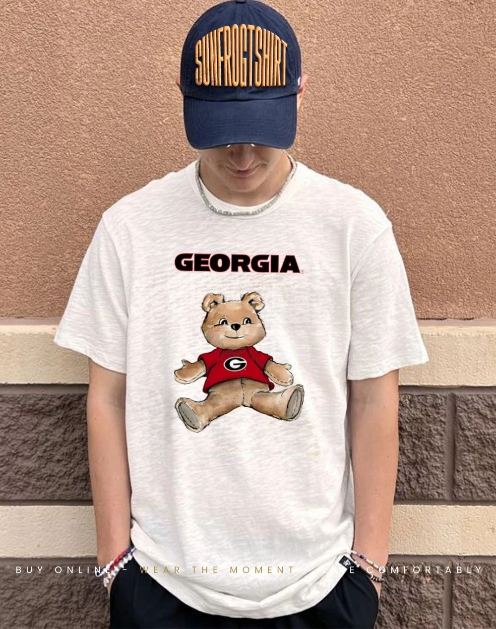 Georgia Bulldogs Teddy Bear no one cartoon shirt