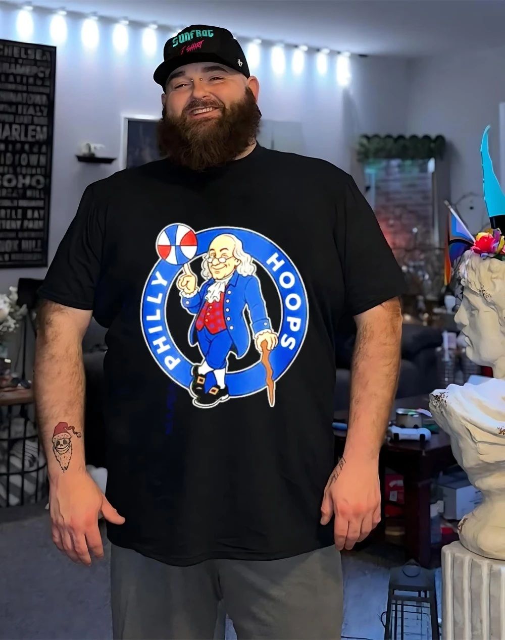 Ben Franklin Philly Hoops Philadelphia 76ers shirt