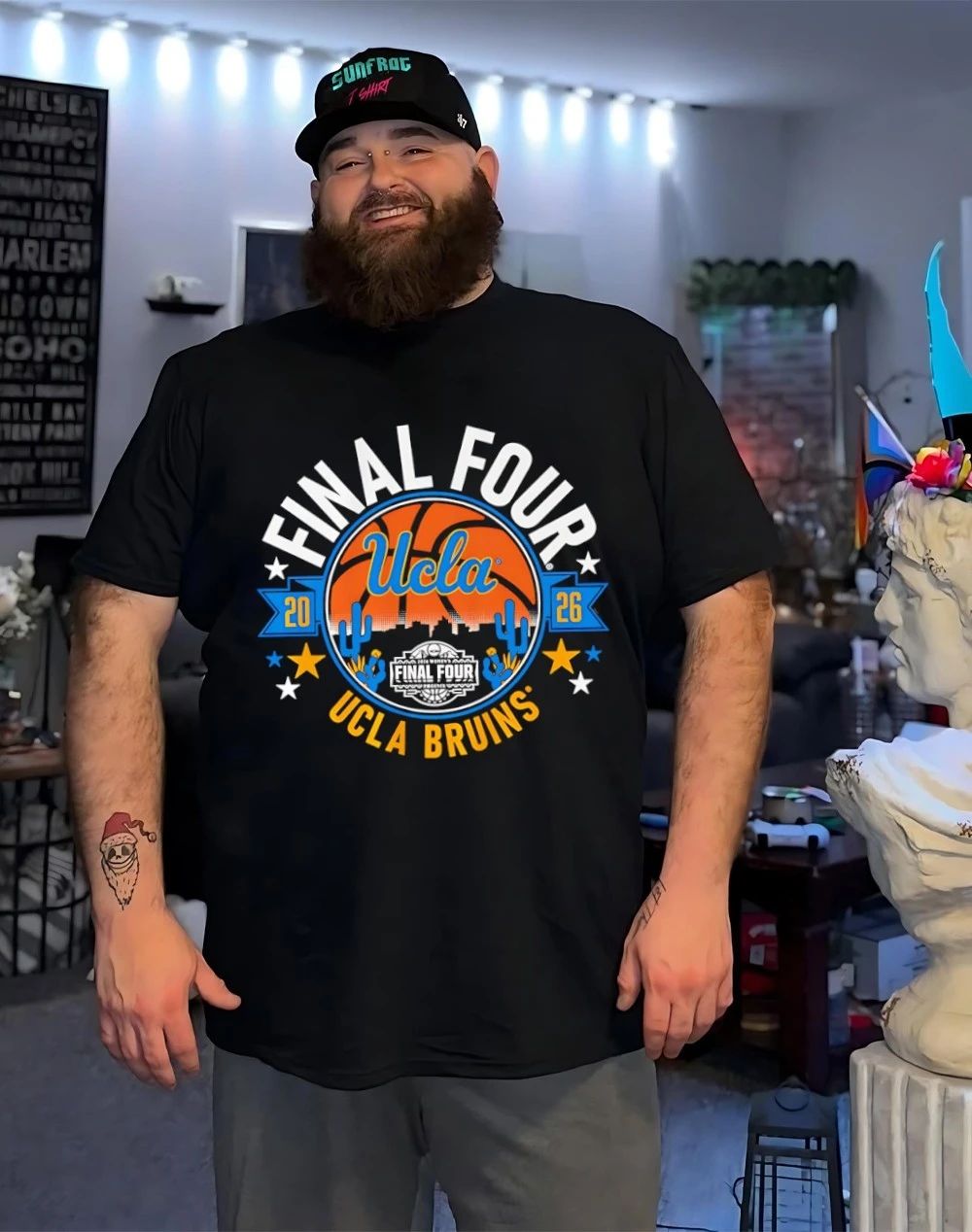 UCLA Bruins WBB 2026 Final Four city skyline shirt
