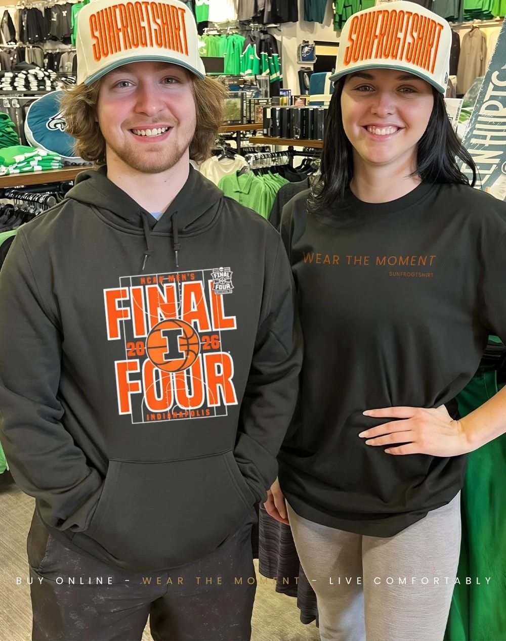 Illinois Illini Final four 2026 Men’s March Madness Basketball stadium shirt