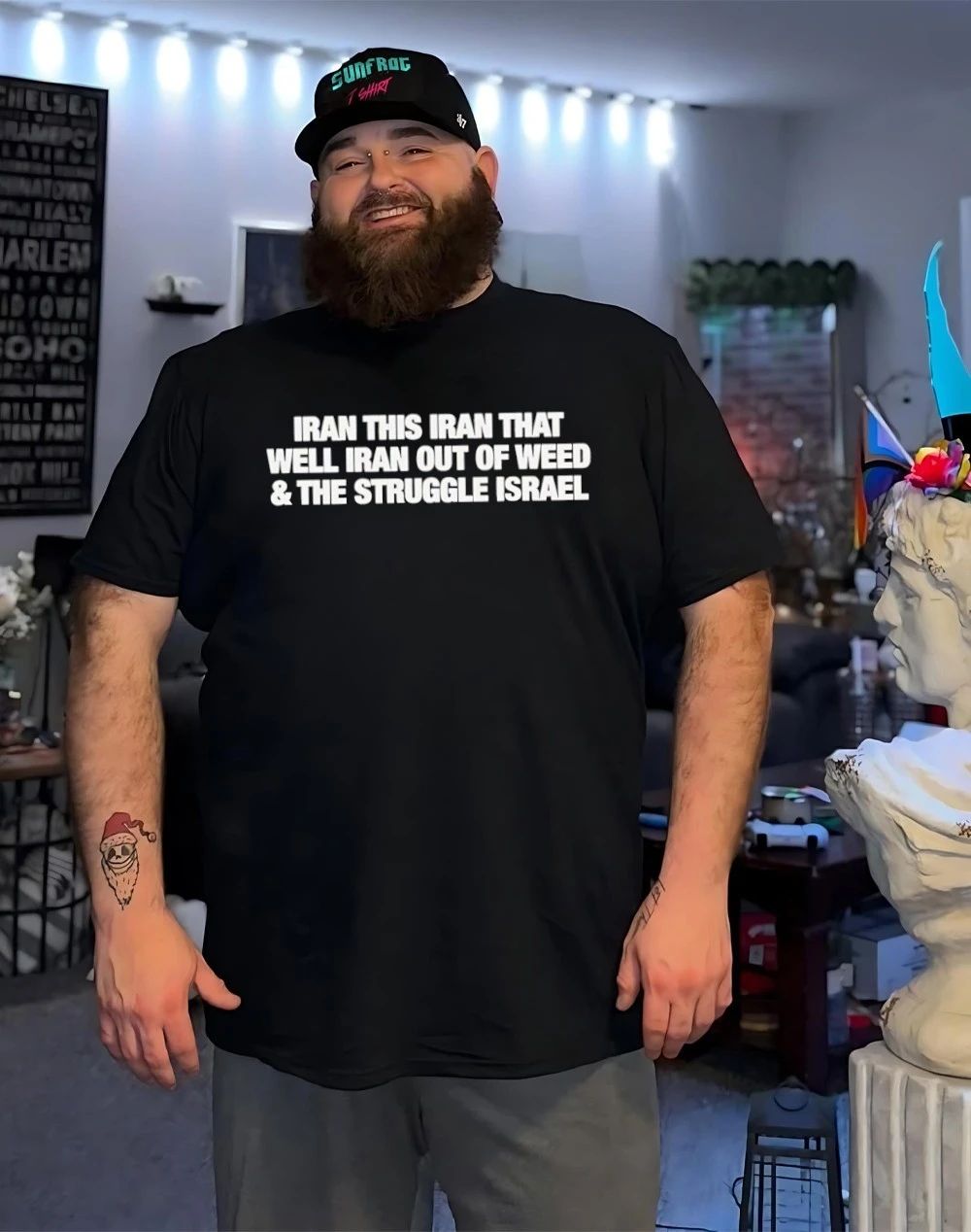 Iran this Iran that well Iran out of weed and the struggle Isreal I hate my stupid chungus life shirt