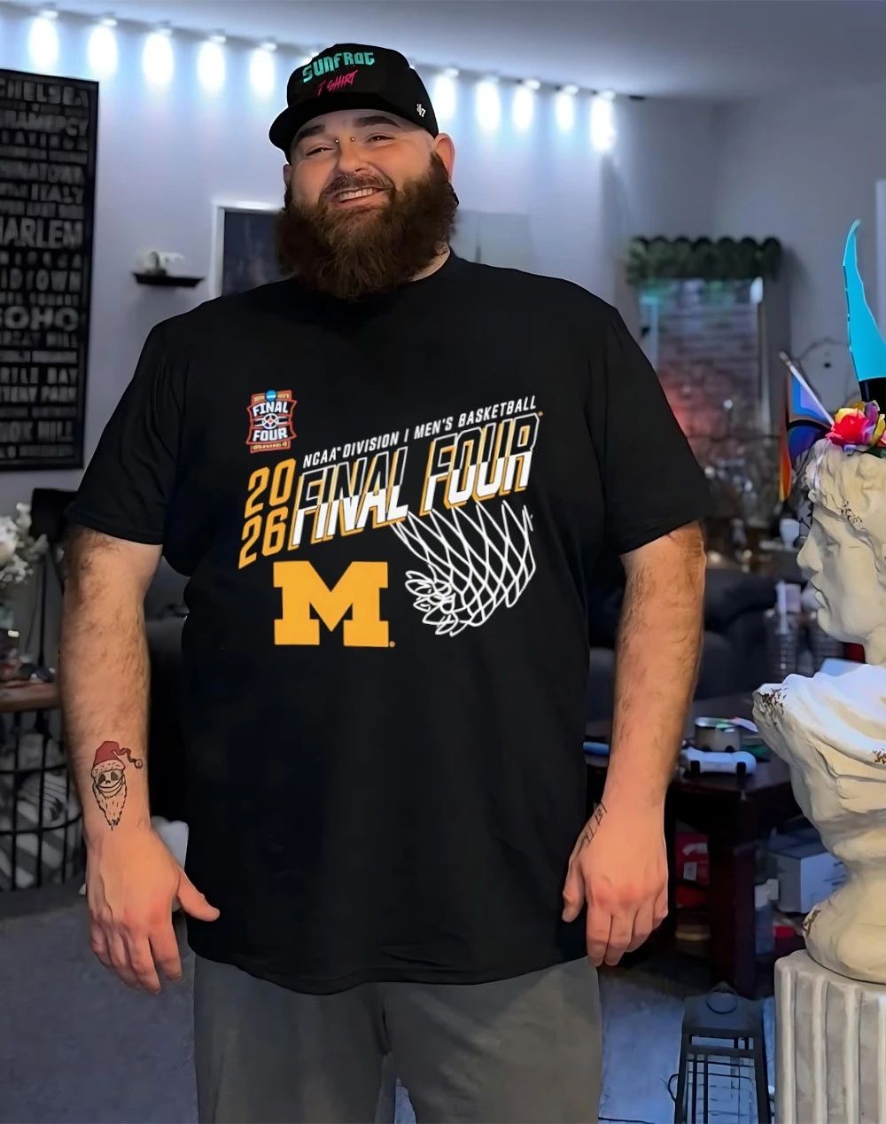 Michigan Wolverines 2026 NCAA Men’s Basketball Tournament March Madness Final Four shirt