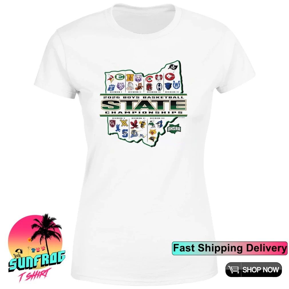 2026 OHSAA Boys Basketball State Championships logo shirt