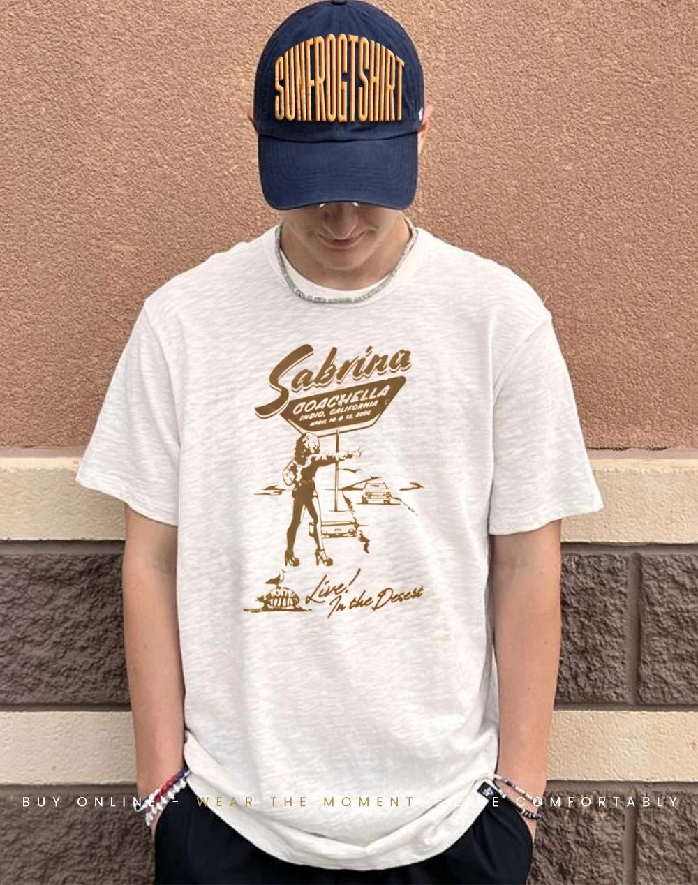 Sabrina Live in The Desert Pointelle Shirt