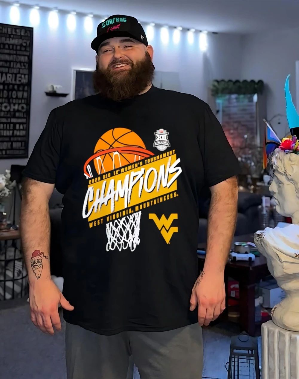 West Virginia Mountaineers 2026 Big 12 Women’s Basketball Tournament Champions shirt