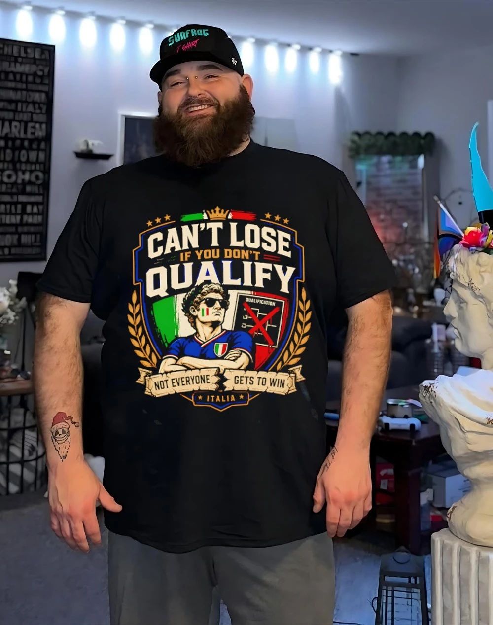 Can’t Lose If you don’t Qualify not everyone gets to win Italian shirt