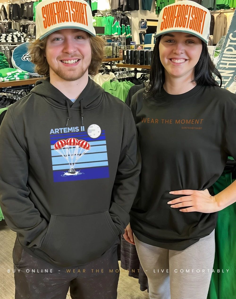 Artemis II Splashdown Wiseman and Glover Koch and Hansen shirt