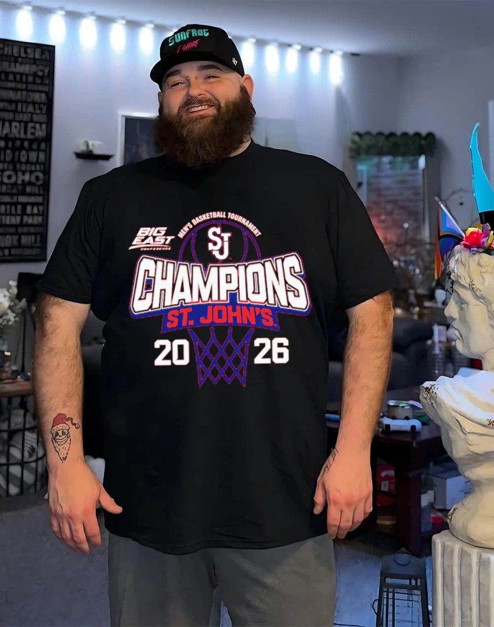 St. John’s Red Storm 2026 Big East Men’s Basketball Tournament Champions shirt