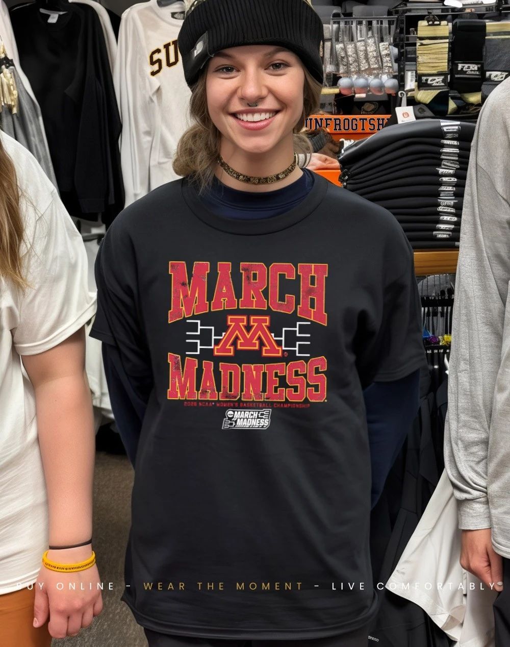 Minnesota Golden Gophers WBB 2026 March Madness logo shirt