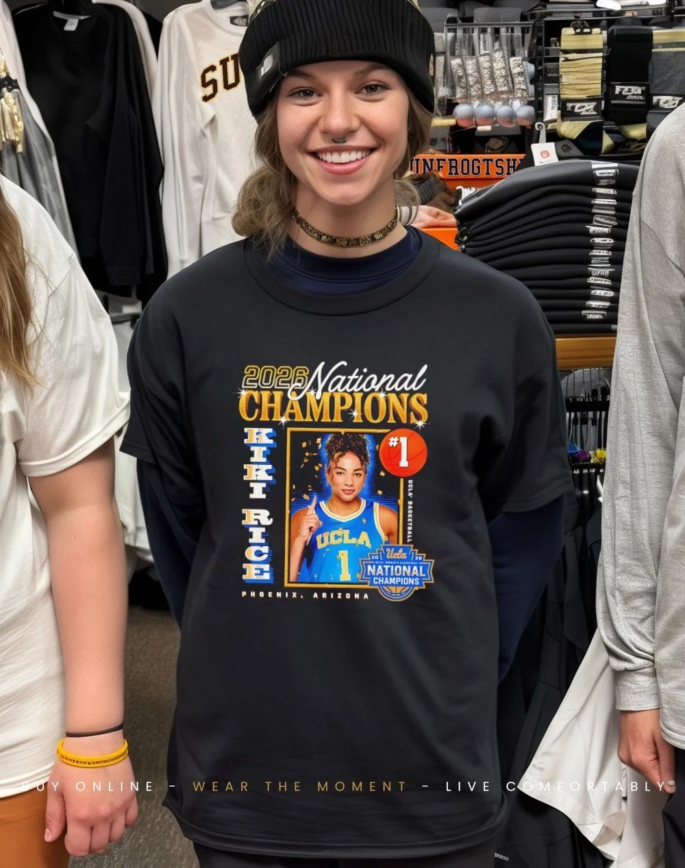 Kiki Rice Ucla Bruins 2026 Women’s Basketball National Champions shirt