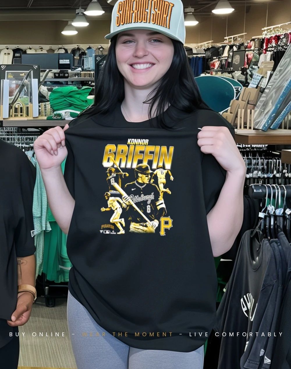 Pittsburgh Pirates Konnor Griffin player collage 2026 graphic shirt