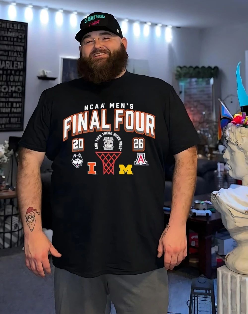NCAA Men’s Final Four 2026 and then there were 4 March Madness shirt