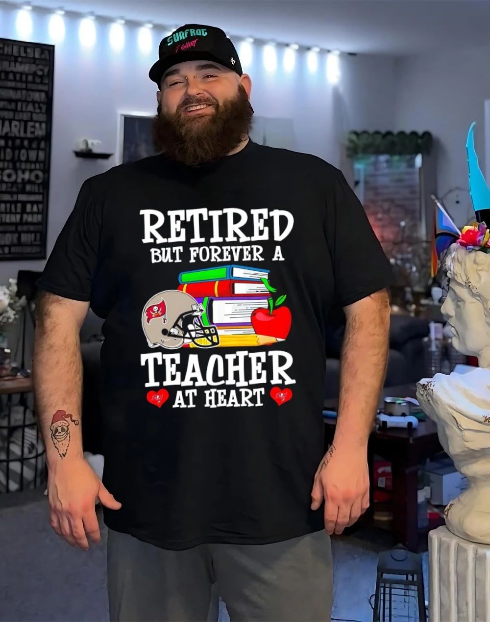 Tampa Bay Buccaneers Retired But Forever a Teacher At Heart shirt