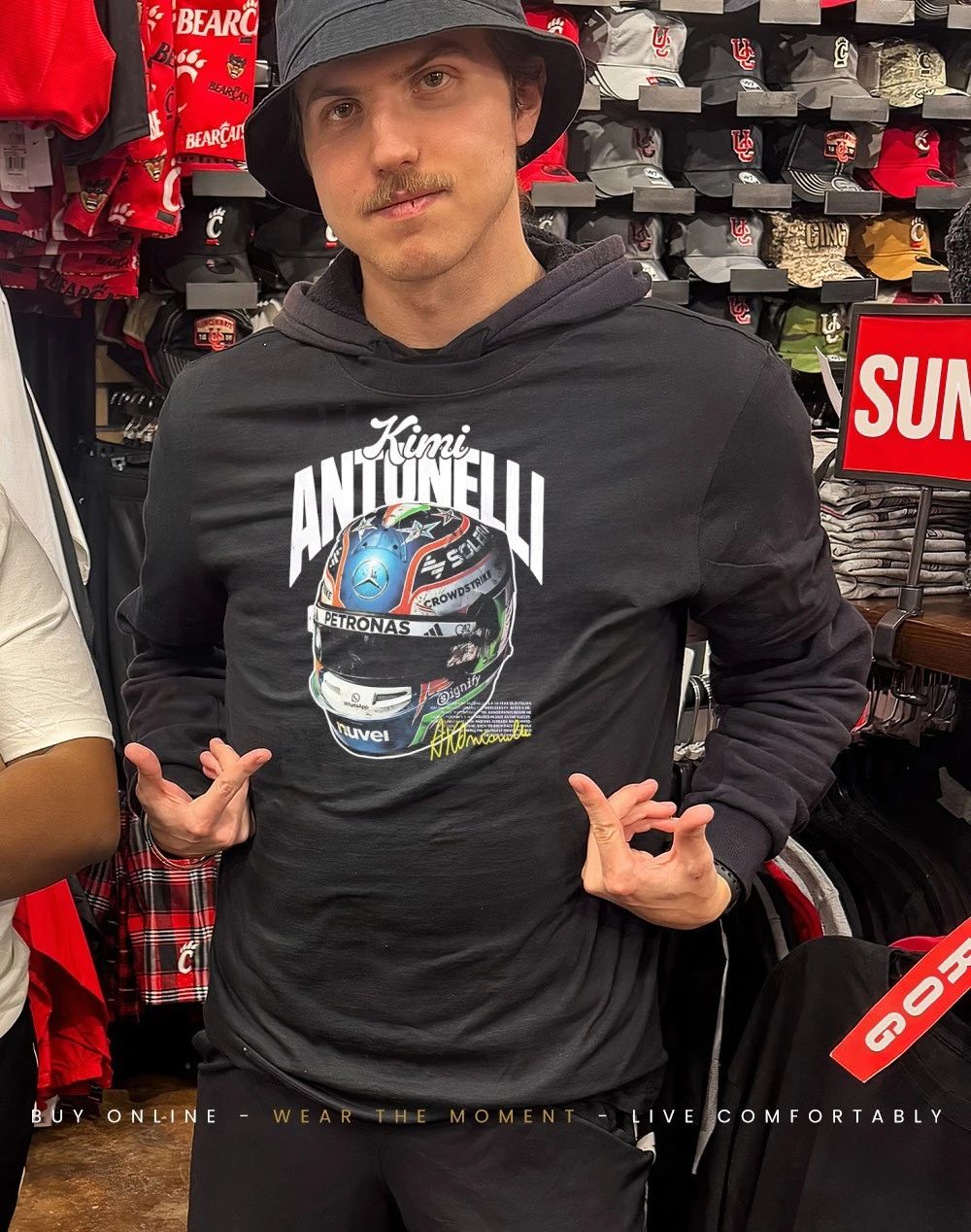 Kimi Helmet racing signature helmet vintage shirt
