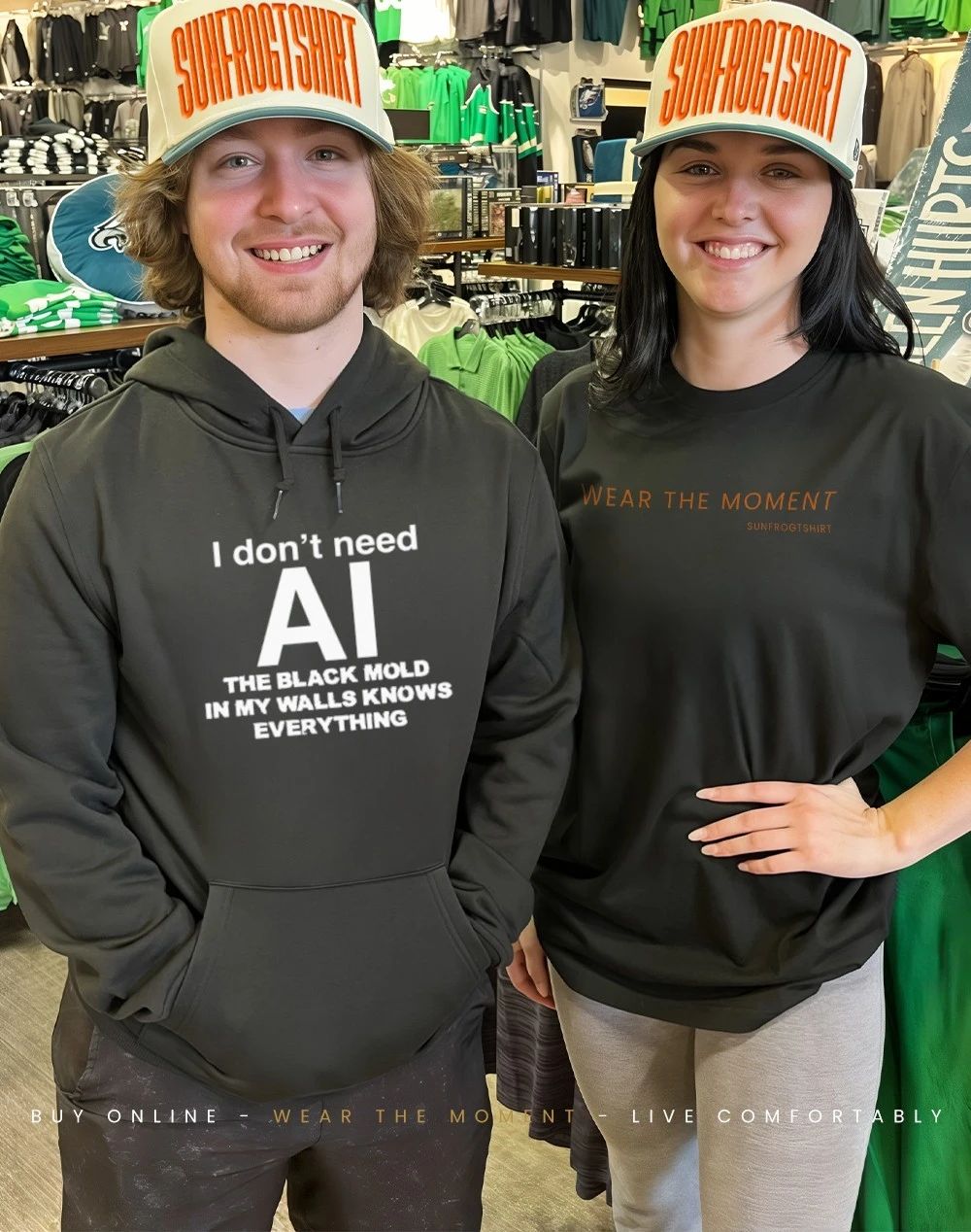 I don’t need AI black mold in my walls knows everything shirt