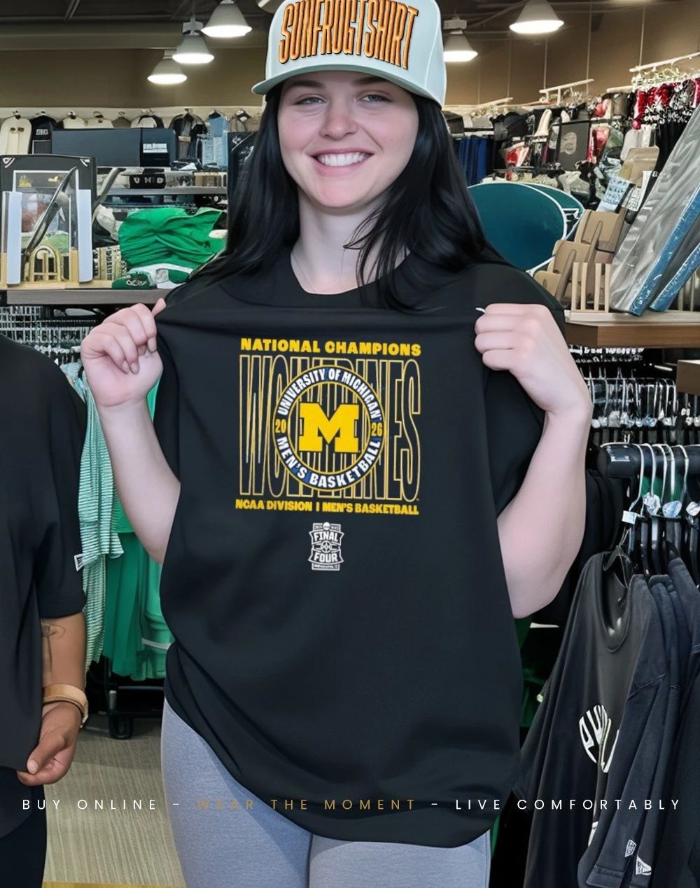 Michigan Wolverines 2026 NCAA Men’s Basketball National Champions Spin Move shirt