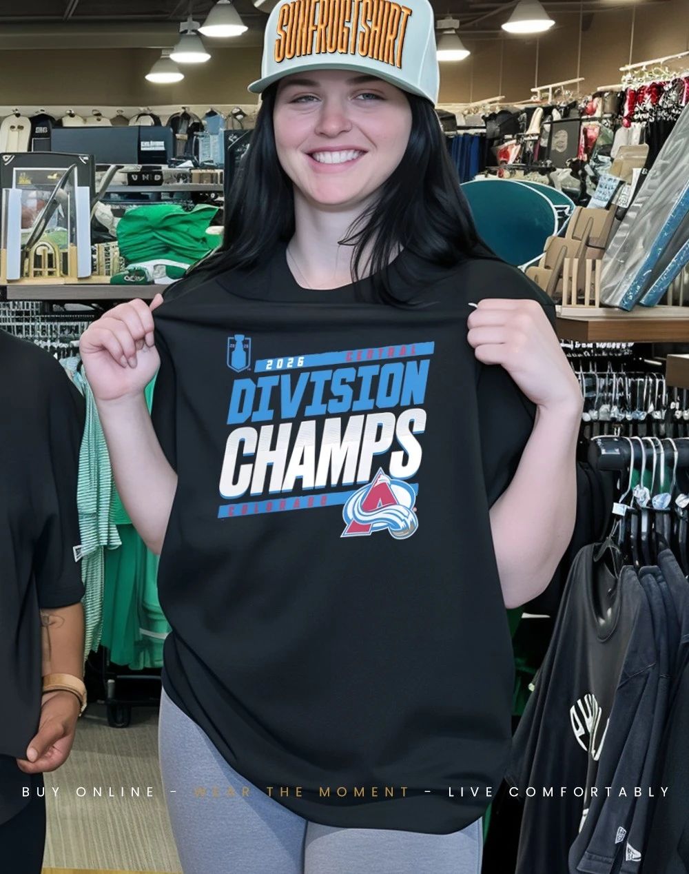 Colorado Avalanche 2026 Central Division Champions shirt