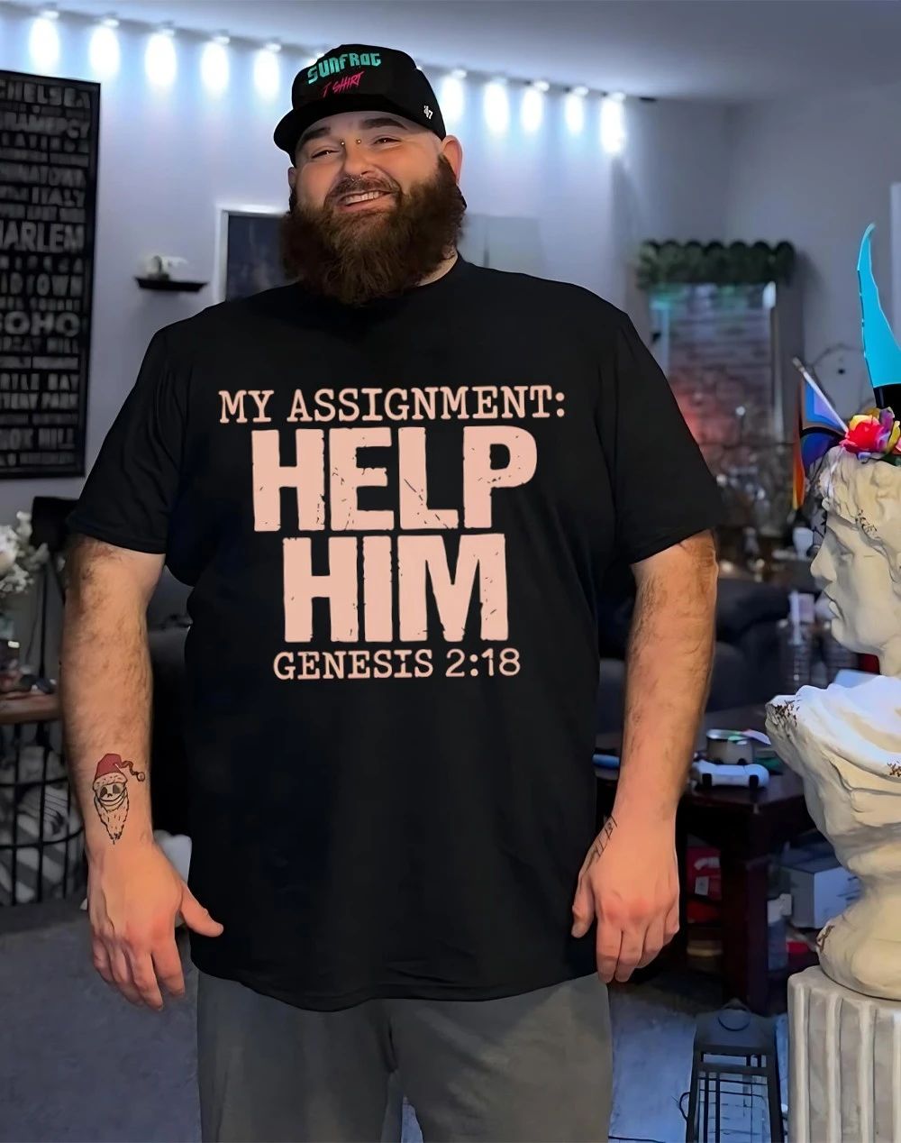My Assignment Help Him Genesis 2.18 shirt