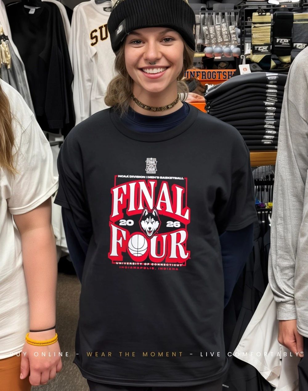UConn Huskies NCAA Men’s Basketball Tournament March Madness Final Four 2026 shirt
