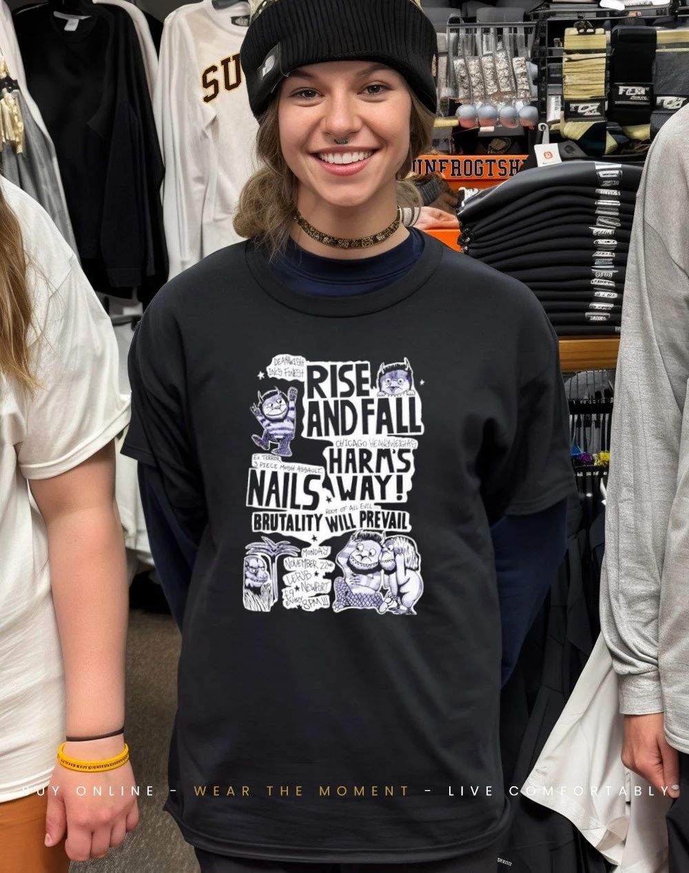 Rise and fall harm’s nails way brutality will prevail shirt
