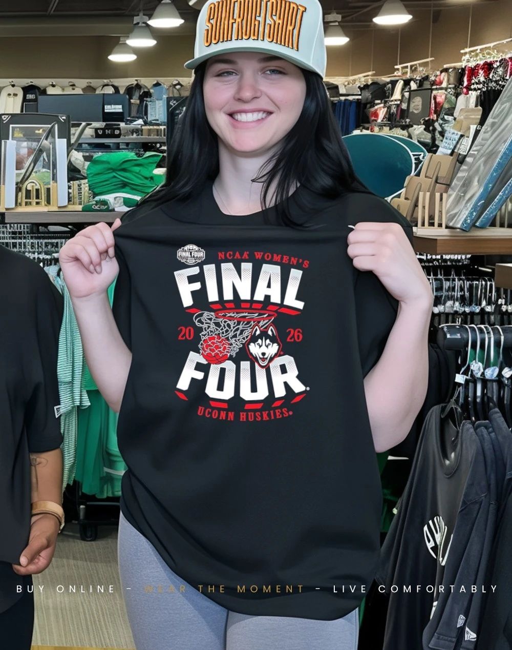 UConn Women’s Basketball 2026 Final Four March Madness Hoop shirt