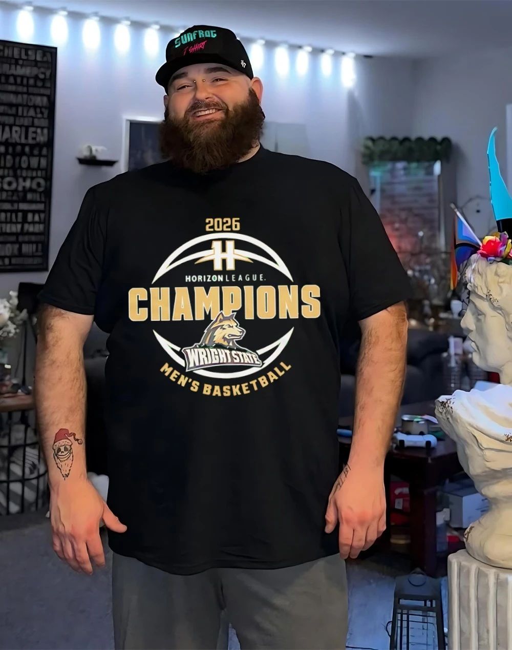 Wright State Raiders Men’s Basketball 2026 Horizon League Champions Locker Room shirt