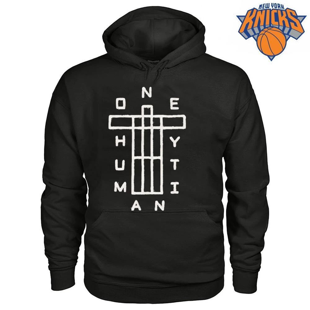 One Human Identity Cross Logo Minimalist Streetwear Shirt