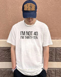 I’m Not 40 I’m Thirty Ten Shirt