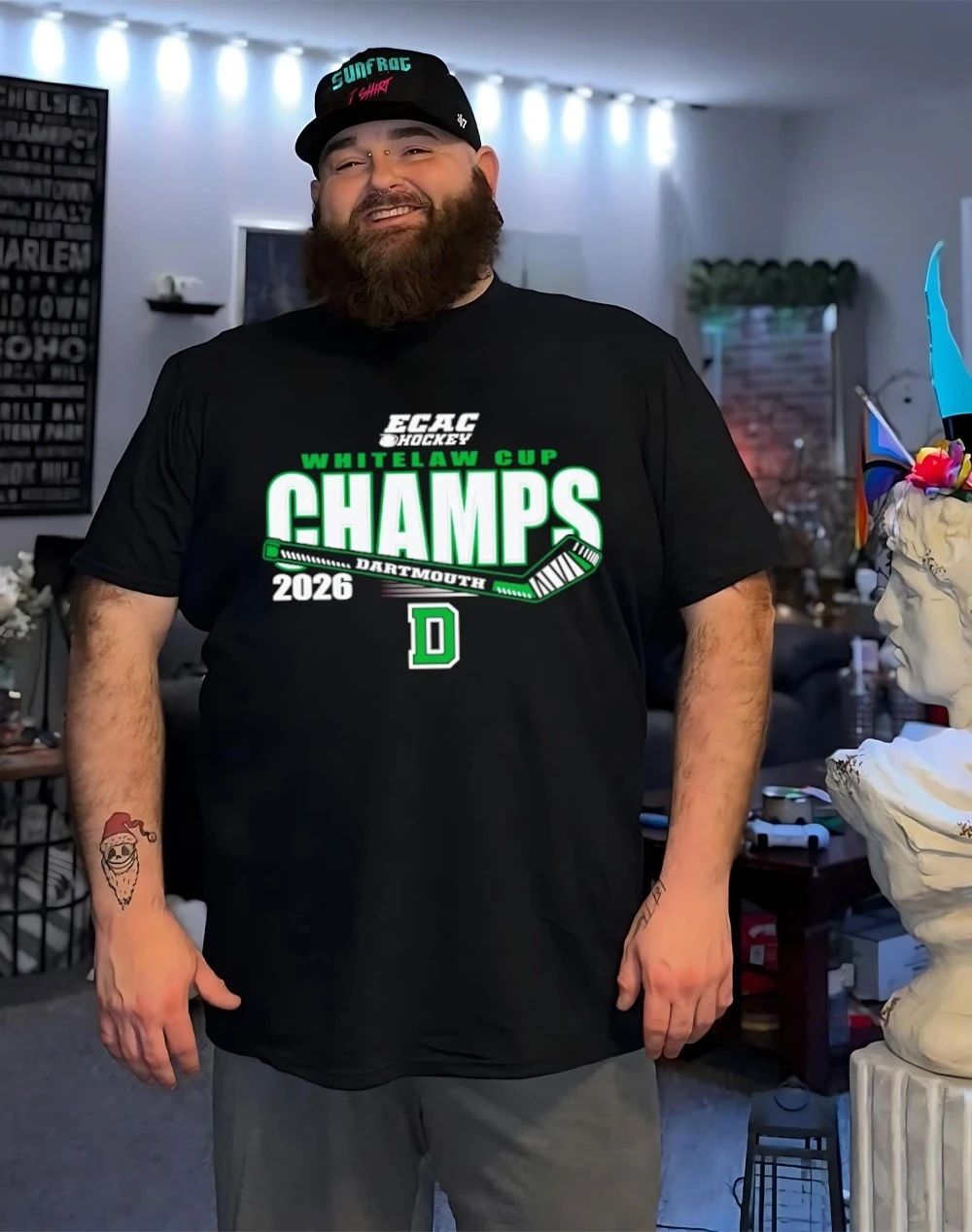 Dartmouth 2026 Men’s Hockey ECAC Tournament Champions shirt