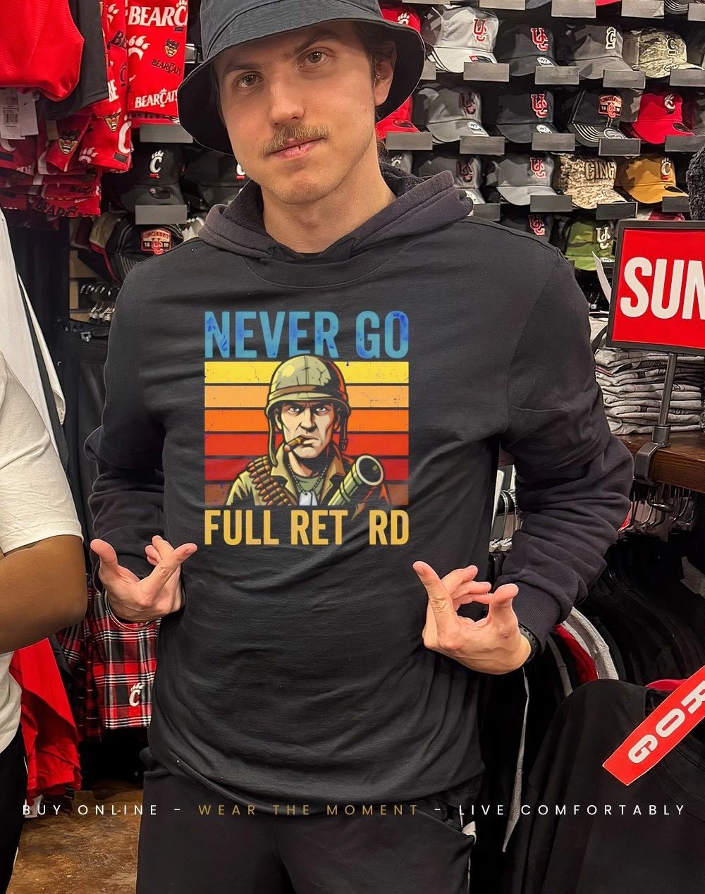 Never Go Full Retard vintage shirt