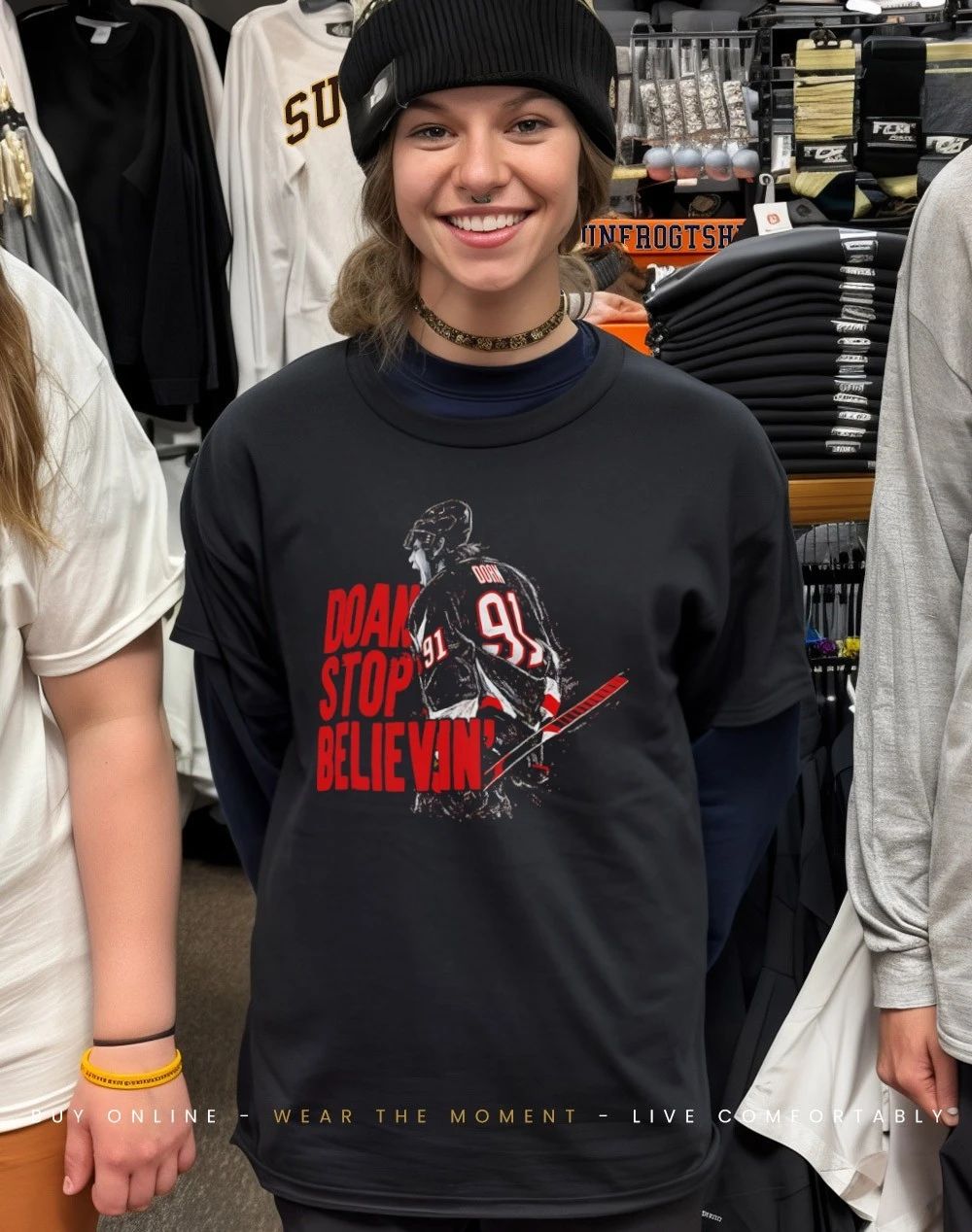 Doan Stop Believin’ Josh Doan Buffalo Sabres shirt