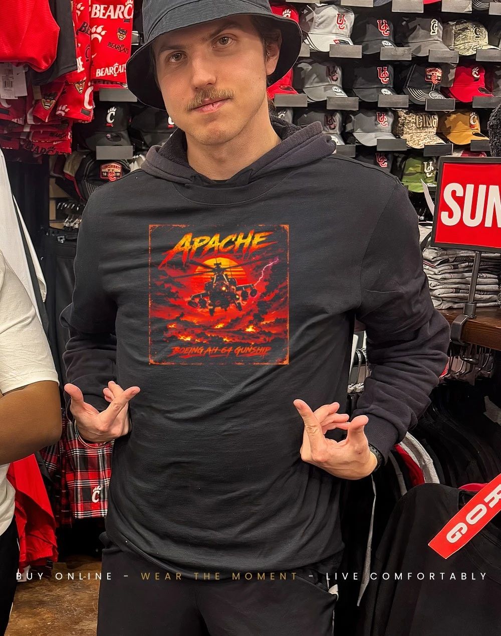 Apache Boeing Ah 64 Gunship vintage shirt
