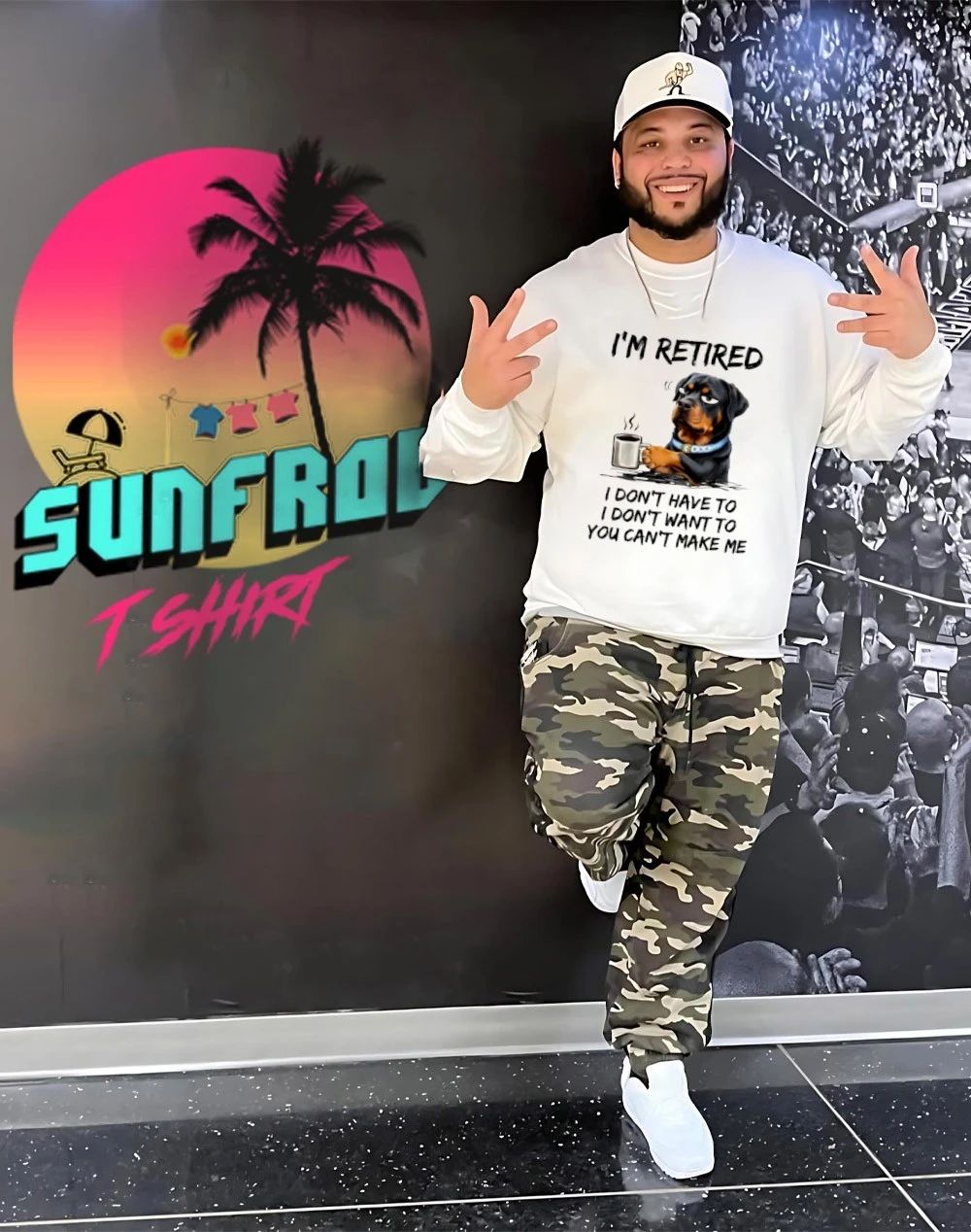 Rottweiler Drink Coffee I’m Retired I Don’t Have To I Don’t Want To shirt