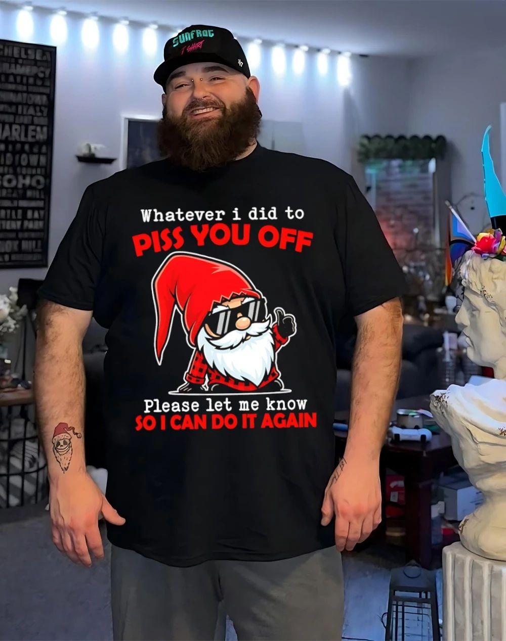 Gnome whatever I did to piss you off please let me know so I can do it again shirt