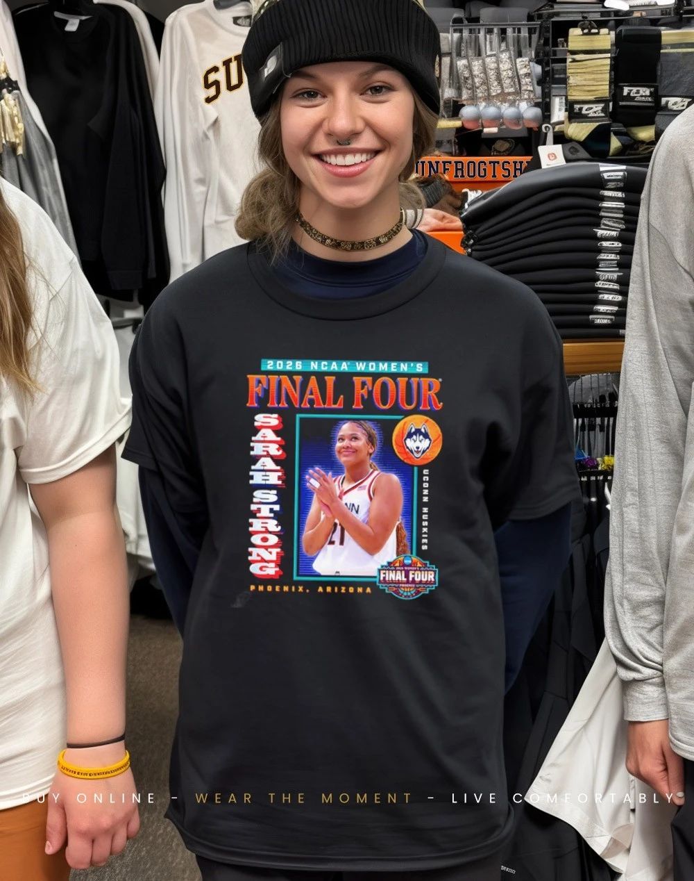 Sarah Strong Uconn 2026 Women’s Basketball Final Four shirt