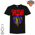 Rush Band Naked Man Red Star Tribute Rock Graphic Shirt