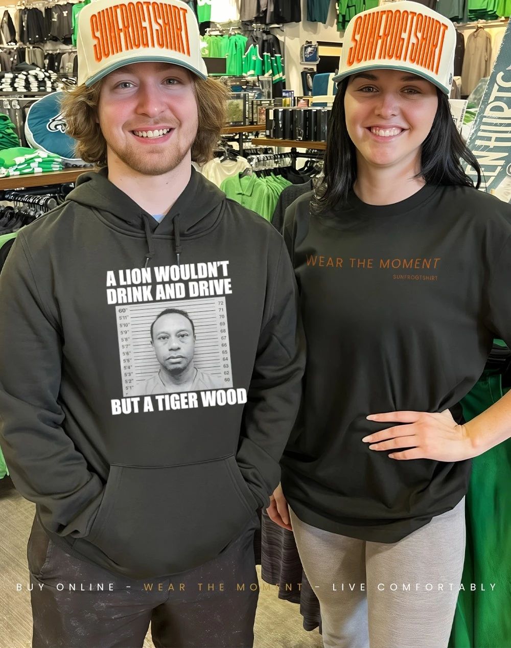 A Lion Wouldn’t Drink And Drive But A Tiger Wood Shirt