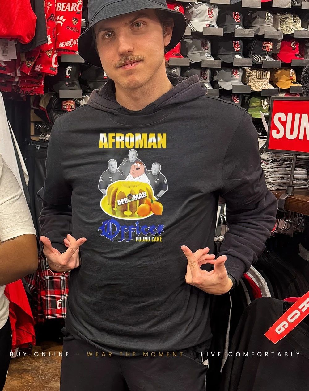 Lemon Pound Cake Afroman Police shirt