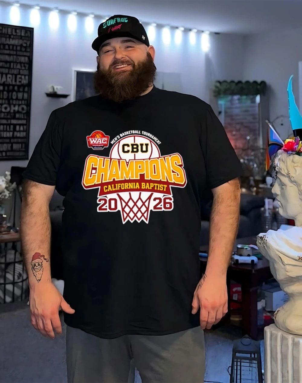 CBU Lancers 2026 WAC Men’s Basketball Tournament Champions shirt