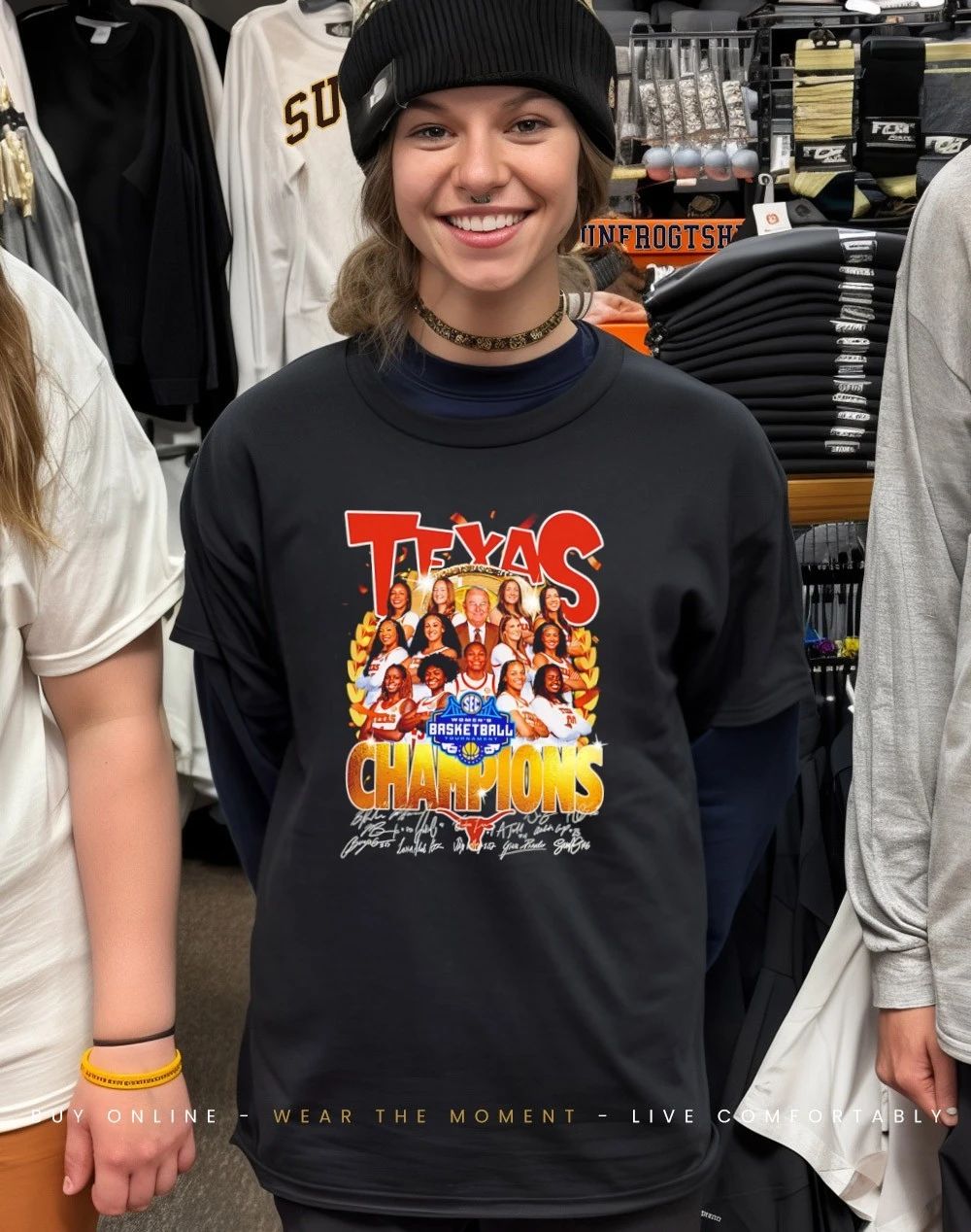 Texas Longhorns Women’s Basketball Are SEC Champions 2026 signatures shirt