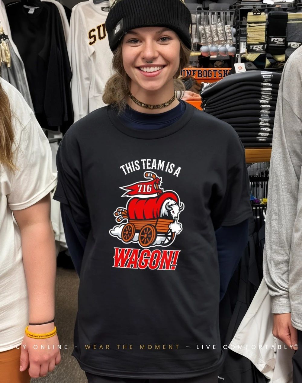 Buffalo Hockey this team is a Wagon shirt