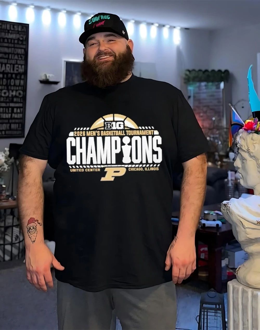 Purdue Boilermakers 2026 Big Ten Men’s Basketball Conference Tournament Champions Locker Room shirt
