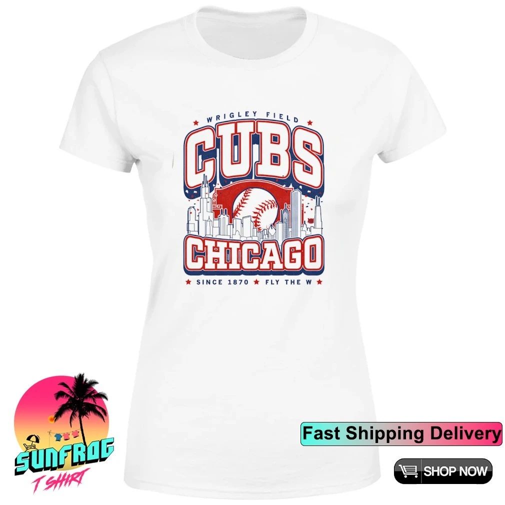 Chicago Cubs Wrigley Field Max Collegiate Since 1870 shirt