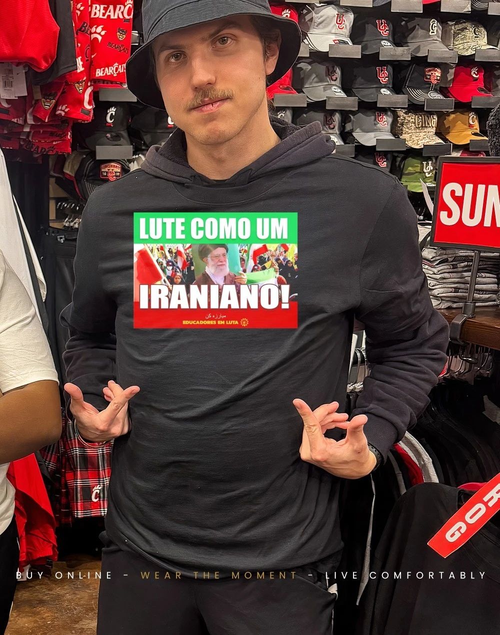 Lute Como Um Iraniano shirt